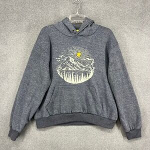 Berkley‎ Jensen Men's Grey Mountain Sun Graphic Hoodie Pullover Size XL